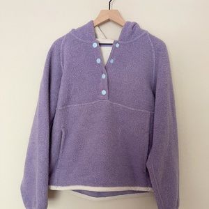 OUTDOOR VOICES Megafleece Pullover Purple
